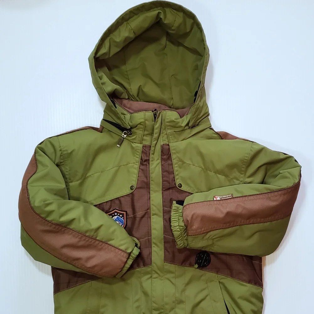 Obermeyer Kids Winter Ski Jacket Parka Waterproof Puffer - Picture 2 of 10